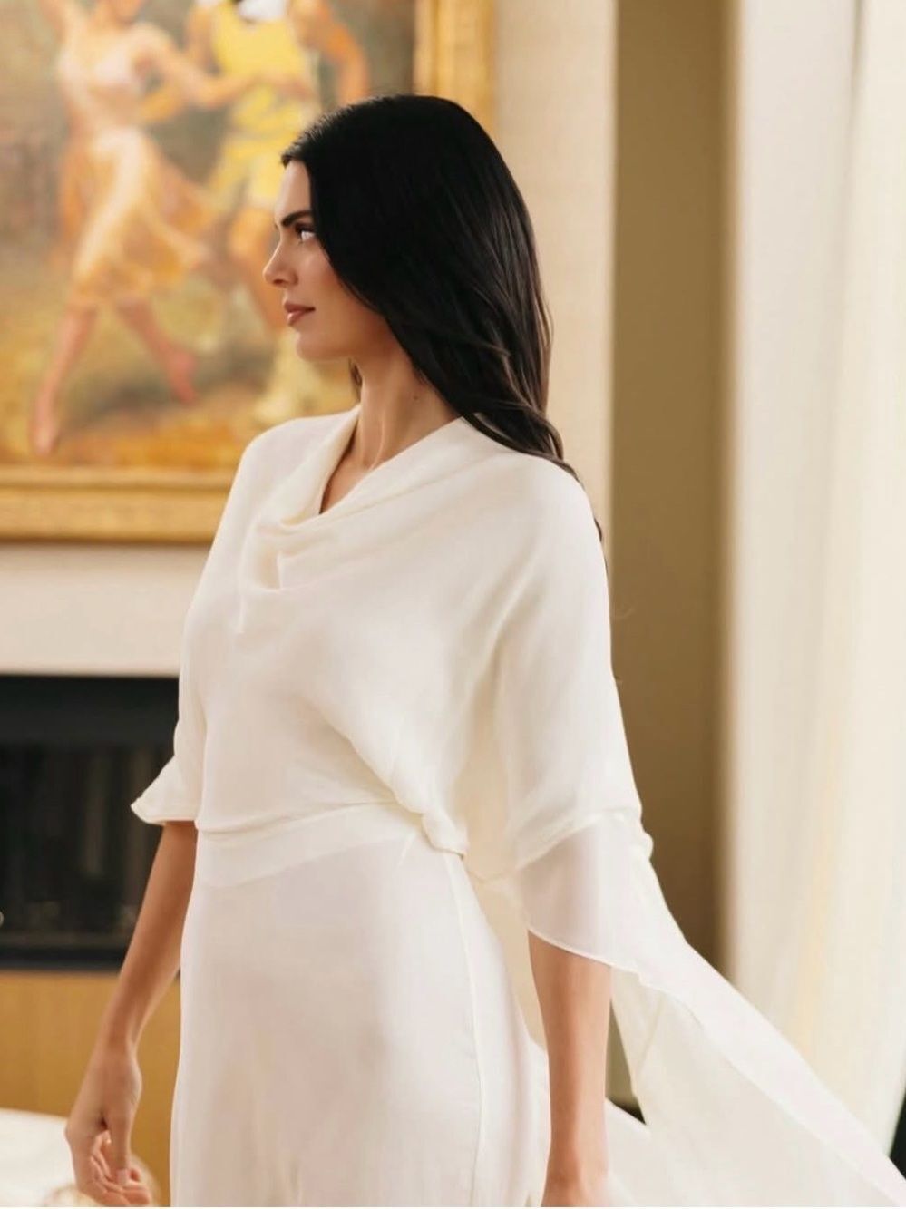 HELSA Mix Media Scarf Maxi Dress - Picture 9 of 17